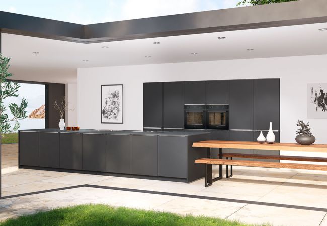 Küche mit Kochinsel